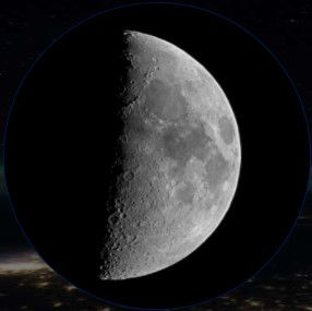 Der Mond durch ein 12,5 mm Okular