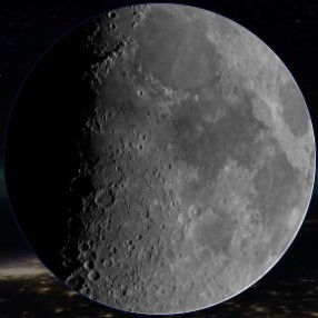 Der Mond durch ein 6,5 mm Okular